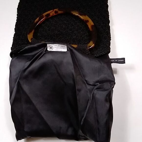 Vintage Handbag Macrame PAT 4453294 EXPRESS 78967100 - Picture 11 of 12